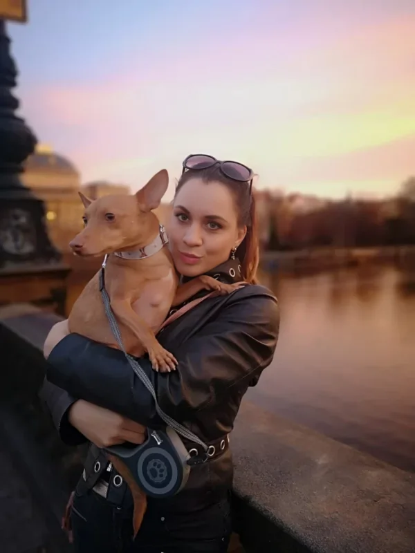 Lenka se psem